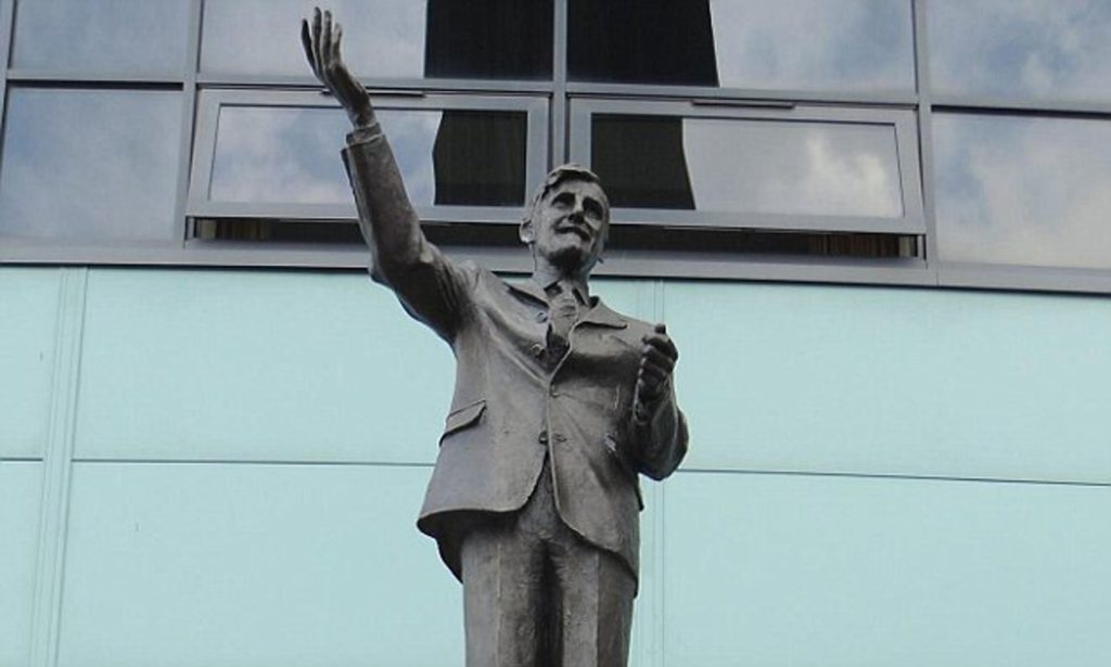 A photo of the Jimmy Hill Statue